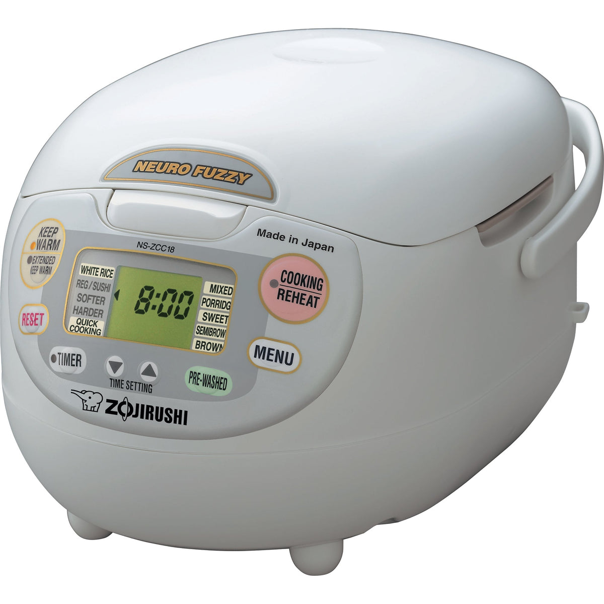 Neuro Fuzzy® Rice Cooker & Warmer NS-ZCC10/18